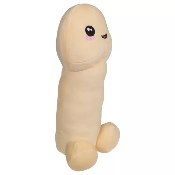 Plüss pénisz figura - vicces ajándék, 30 cm (testszínű)