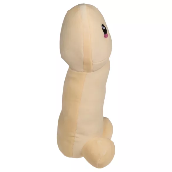 Plüss pénisz figura - vicces ajándék, 30 cm (testszínű)