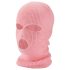 Balaclava - kötött szopó maszk 3 nyílással (pink)
