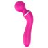 Lonely 2in1 – masszírozó és G-pont vibrátor 3 feltéttel (pink)