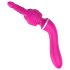 Lonely 2in1 – masszírozó és G-pont vibrátor 3 feltéttel (pink)