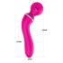 Lonely 2in1 – masszírozó és G-pont vibrátor 3 feltéttel (pink)