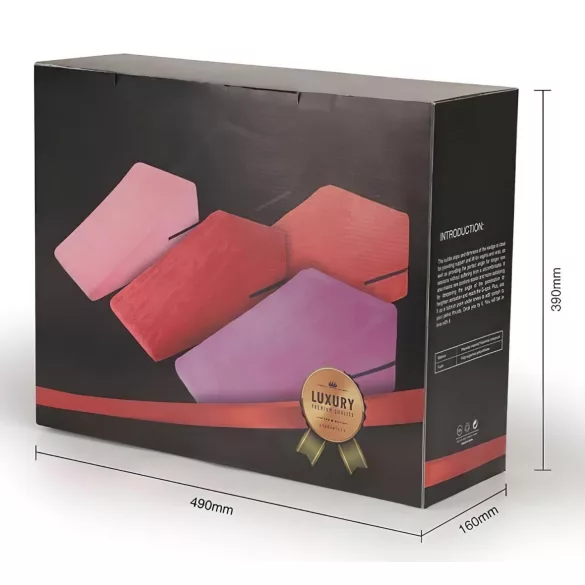Desirel Magic Pillow ék szexpárna szett pároknak - kicsi + nagy (piros)