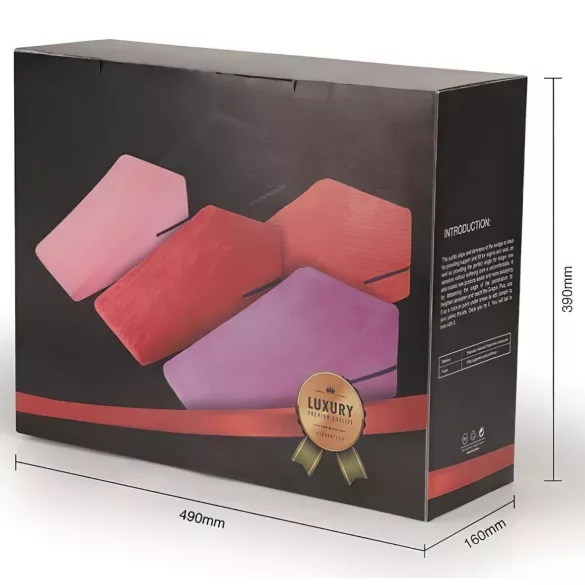Desirel Magic Pillow - ék alakú szexpárna pároknak - nagy (piros)