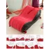 Desirel Magic Pillow - felfújható BDSM szexbútor - bilinccsel (piros)