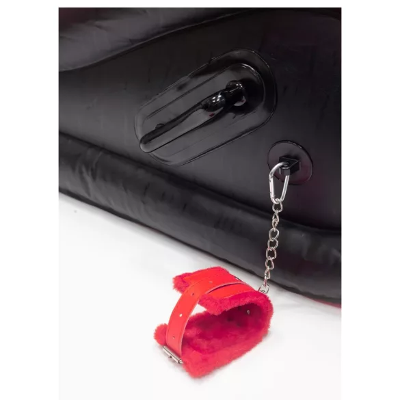 Desirel Magic Pillow - felfújható BDSM szexbútor - bilinccsel (piros)