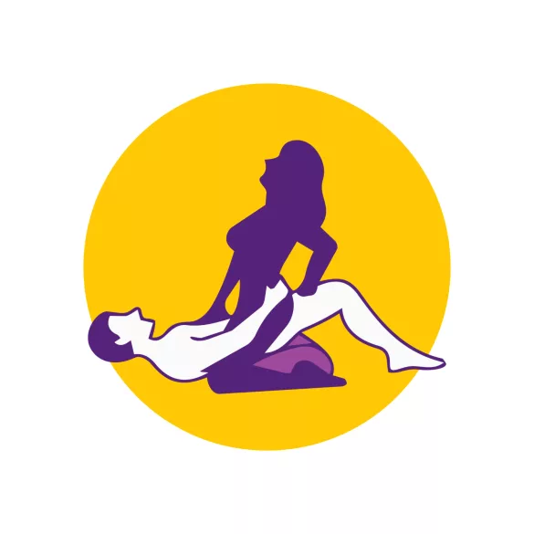 Desirel Magic Pillow - felfújható ék szexpárna pároknak (sötétlila)