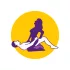 Desirel Magic Pillow - felfújható ék szexpárna pároknak (sötétlila)
