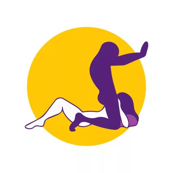 Desirel Magic Pillow - felfújható ék szexpárna pároknak (sötétlila)