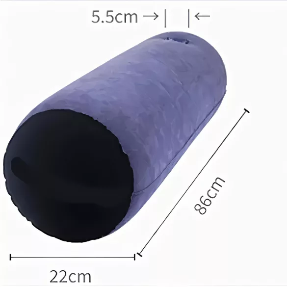 Desirel Magic Pillow - felfújható szexpárna pároknak - hengeres (lila)