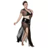 JSY 065 - fekete babydoll szett (XL-2XL)