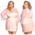 JSY 067 - rózsaszín babydoll szett (XL-2XL)