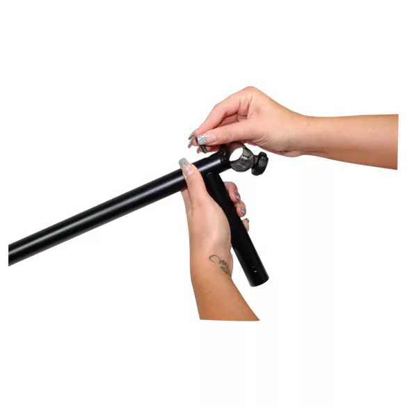 ZADO - nyak- kéz- és lábterpesztő, bondage szett (fekete)