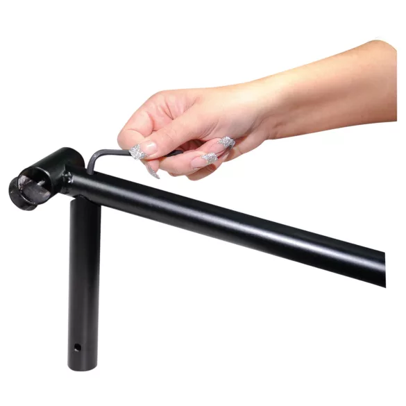 ZADO - nyak- kéz- és lábterpesztő, bondage szett (fekete)