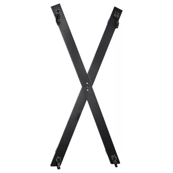 ZADO - András kereszt falra szerelhető bondage kötöző szett (fekete)