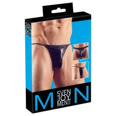 Svenjoyment - 3 részes fekete férfi tanga szett (S-L)