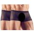Svenjoyment - átlátszó boxer szett - fekete (2 részes) S-L