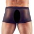Svenjoyment - átlátszó boxer szett - fekete (2 részes) S-L