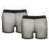 Svenjoyment - átlátszó boxer szett - fekete (2 részes) S-L