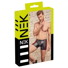 NEK - piros oldal betétes cipzáras boxer (fekete)