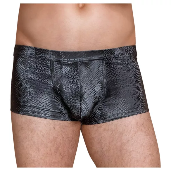 NEK - kígyóbőr mintás boxer (fekete)