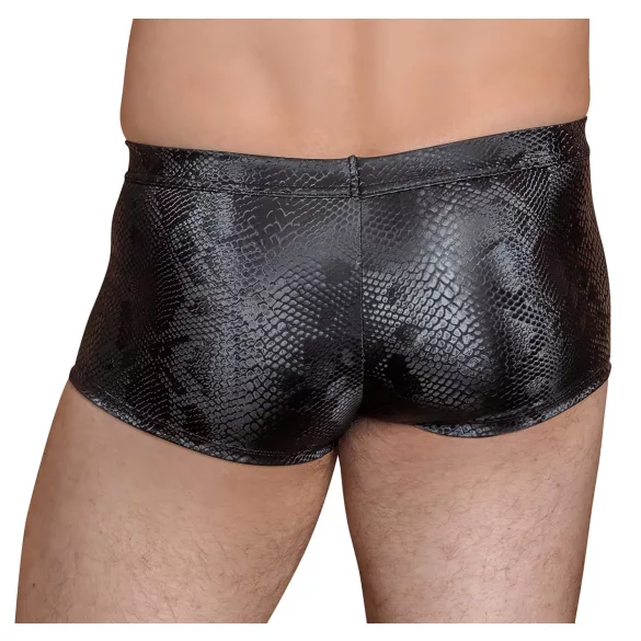 NEK - kígyóbőr mintás boxer (fekete)