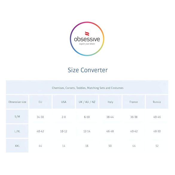 Obsessive 860-SET-1 - rózsás, csipke melltartó szett (fekete)