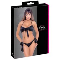 Cottelli - bikini fazonú melltartó szett (fekete)