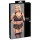 Cottelli Bondage Plus Size - csipke melltartó szett (fekete)