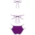 Obsessive Balitta - fényes, nyakpántos bikini (lila)