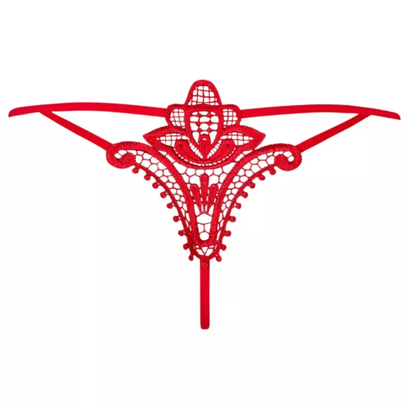 Obsessive Luiza - tulipános tanga (piros)