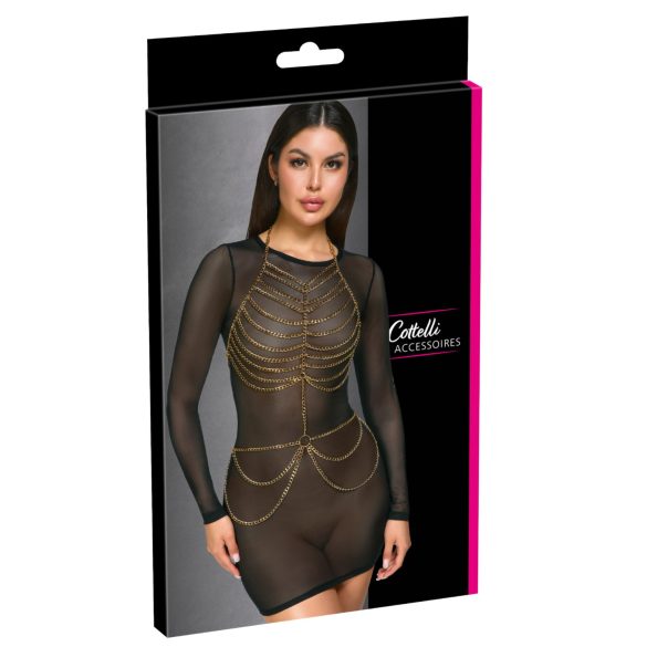 Cottelli - Láncos testhám (arany)