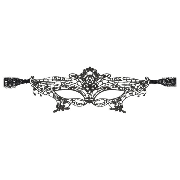 Cottelli - Hímzett, csipke hatású szemmaszk (fekete)