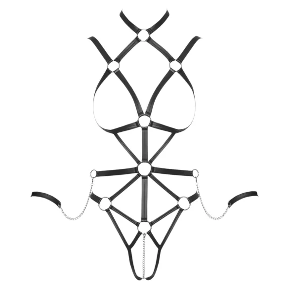 Bad Kitty - testhám body (fekete)