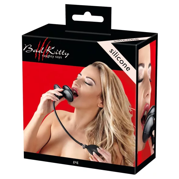 Bad Kitty - pumpálható száj pecek (fekete)