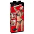Bad Kitty - bondage szett - 7 részes (piros)
