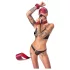 Bad Kitty - bondage szett - 7 részes (piros)