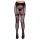Cottelli Legwear - combfixes nyitott harisnya (fekete, S-L)
