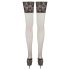 Cottelli Plus Size - combfix 15cm széles csipkés (fekete)