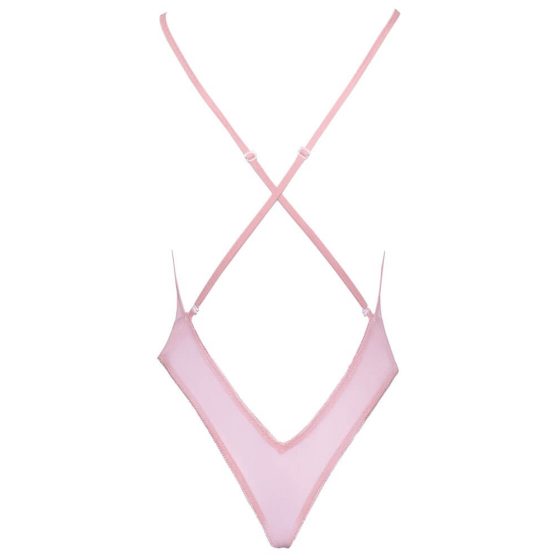Kissable - rózsás hímzéses body (pink)