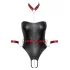 Cottelli Bondage - fényes body és kar bilincs (fekete)