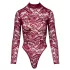 Cottelli - átlátszó csipke body (piros)