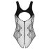 Obsessive B335 - átlátszó, nyitott body (fekete) - S-L
