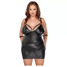 Cottelli Plus Size - ruha bilinccsel (fekete)