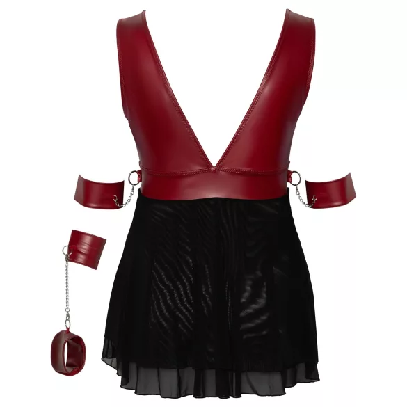 Cottelli Bondage Plus Size - babydoll (piros)