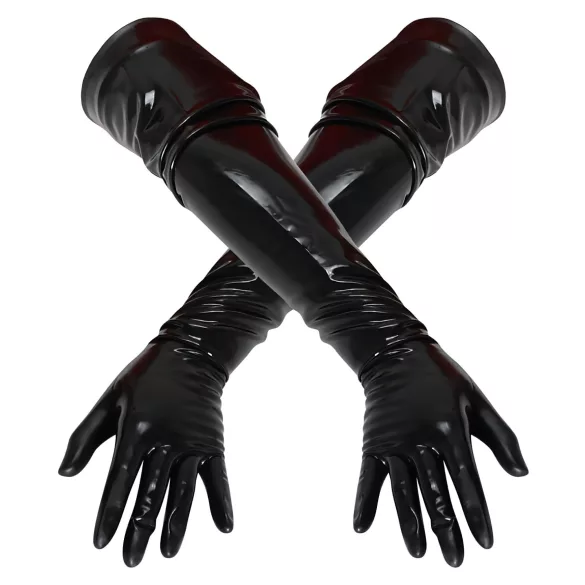 Late X hosszú, unisex kesztyű (fekete)