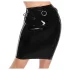 LATEX - latex midiszoknya (fekete)