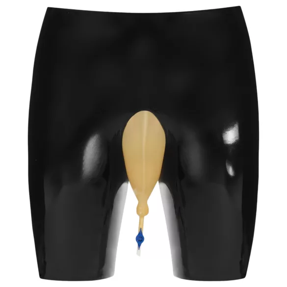 LATEX - pisifogó latex alsó, leeresztő nyílással (fekete)