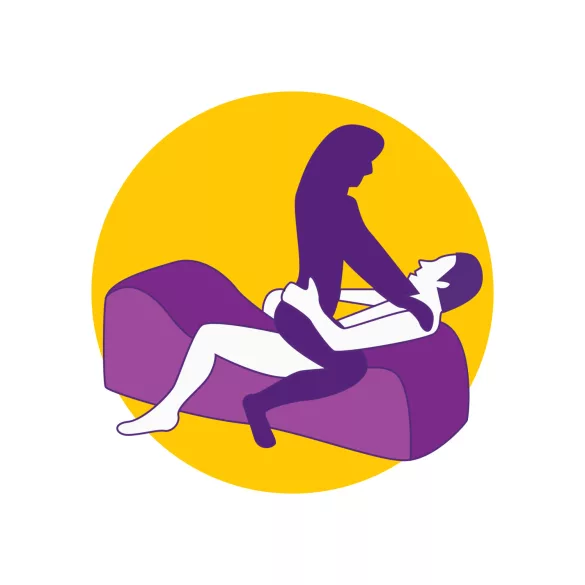 Desirel Magic Pillow - felfújható szex szófa - nagy (kék)