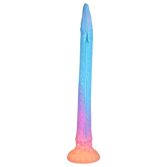 OgazR XXL Eel - foszforeszkáló anál dildó - 47 cm (pink)